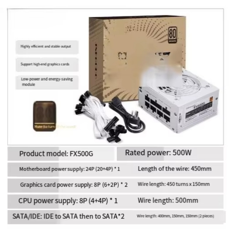 Sfx Modular Power Supply 850W Gold - En stock Alimentation SFX 750W/850W 80