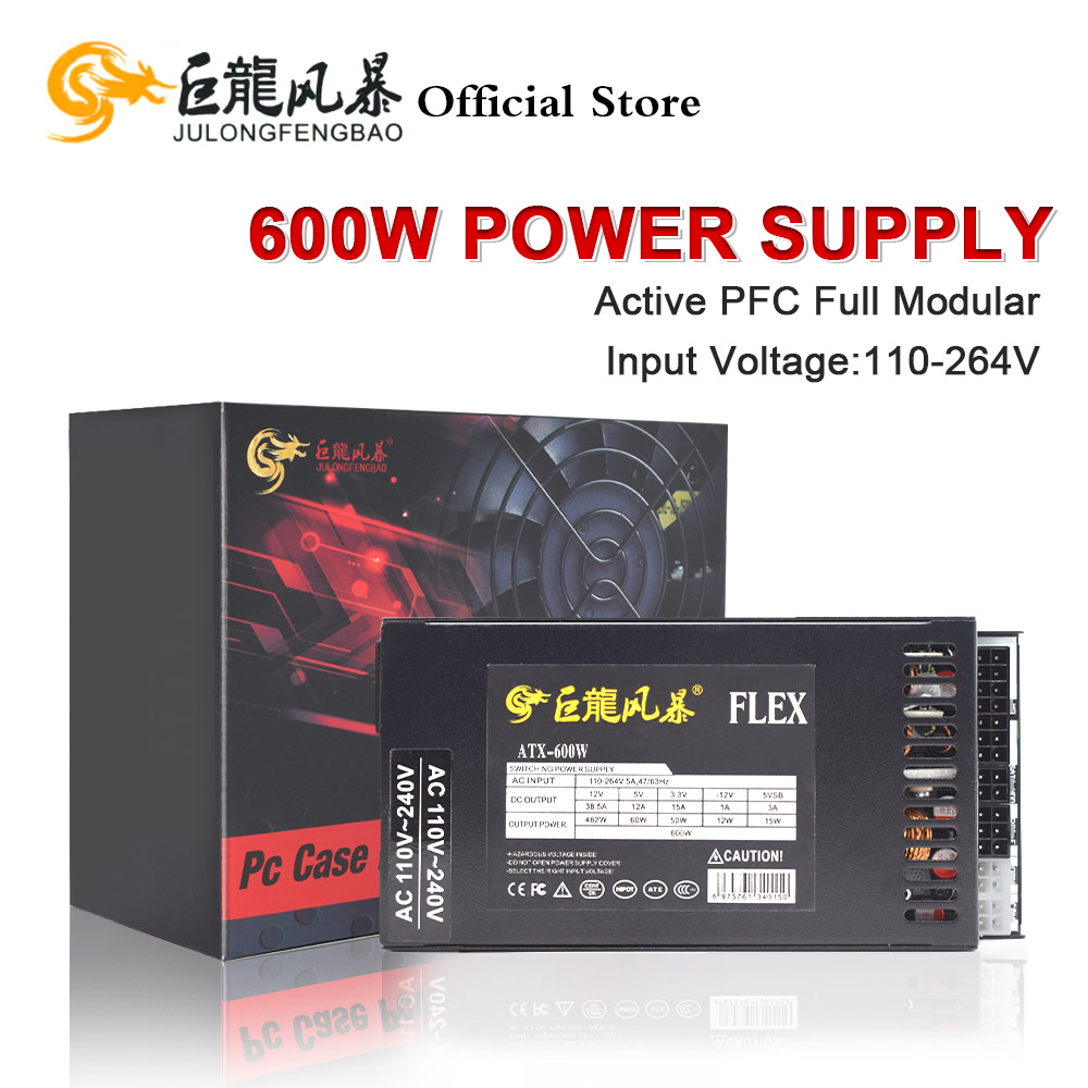 Flex Atx Power Supply 600W 1U - 600W entièrement modulaire 1U Flex ATX