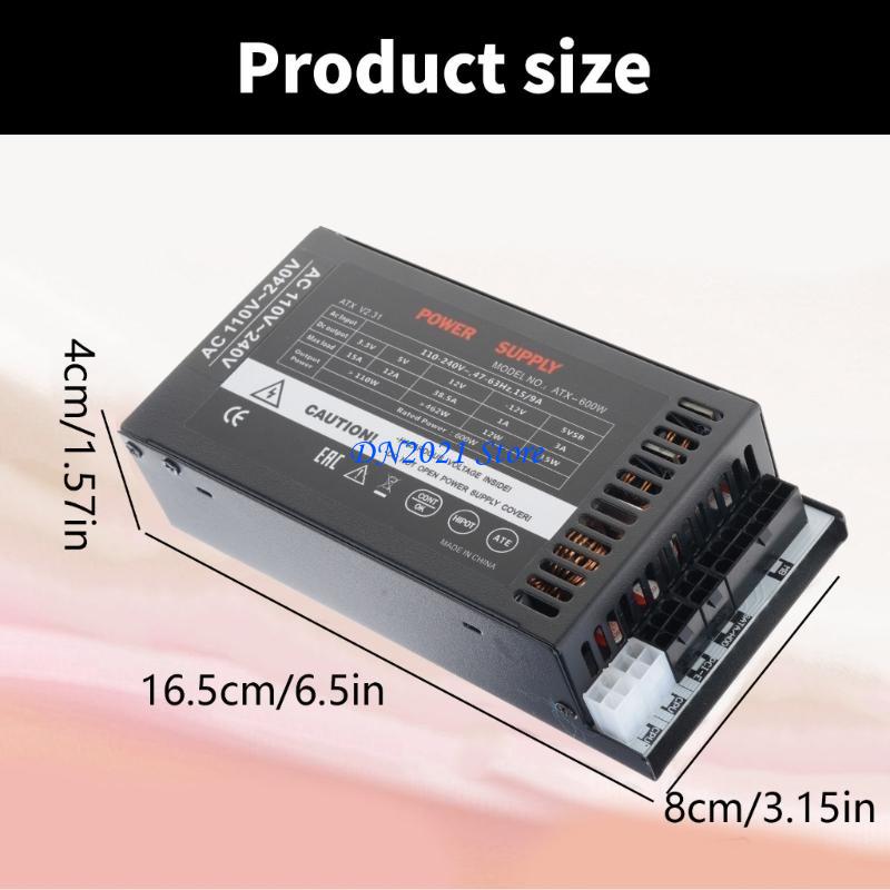Flex Atx Power Supply 600W 1U - F3ke refroidissement silencieux F3ke 600W Flexs